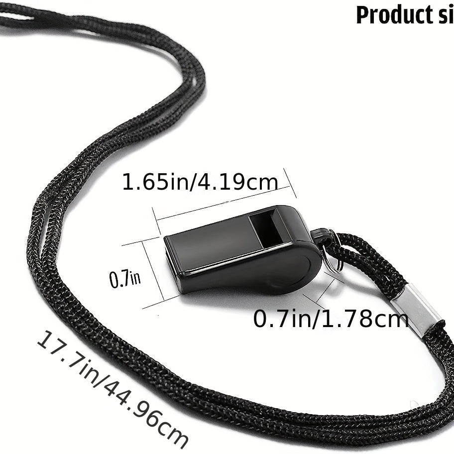 2pcs Whistle With Lanyard For Coaches Referees Training