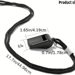 2pcs Whistle With Lanyard For Coaches Referees Training
