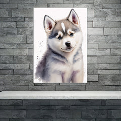 Modern Watercolor Puppy Wall Sticker Room Decor