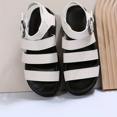 Women's Platform Sandals Ankle Strap Casual Punk Sandals