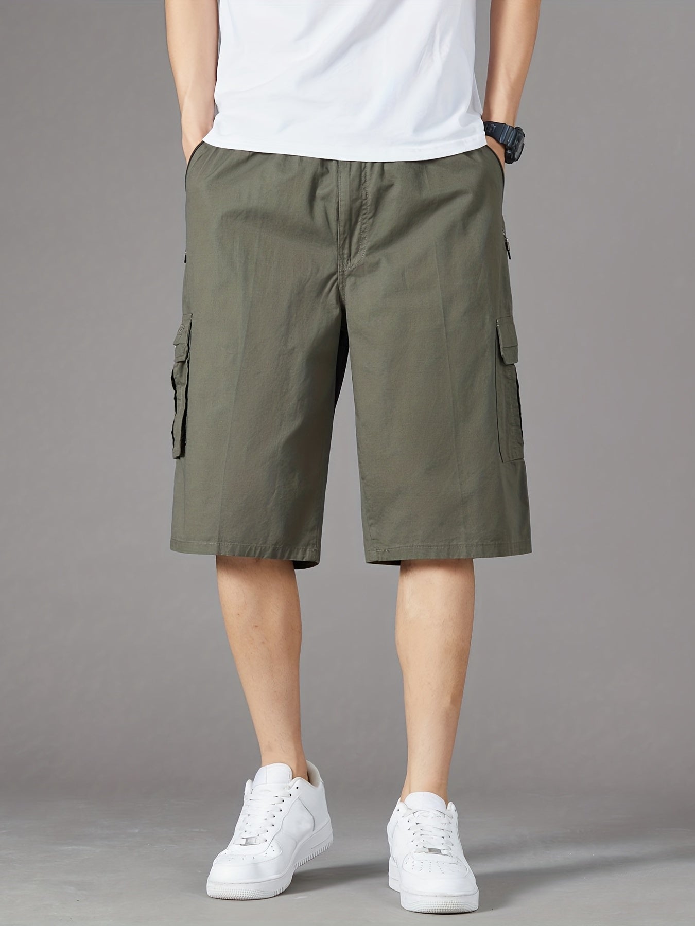 Men's Casual Cargo Jeans With Pocket