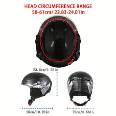 Ski Snowboard Helmet Shock Windproof Protective Gear