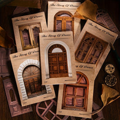 20pcs Hollow Cards Story Series DIY Decoration Material Non Adhesive