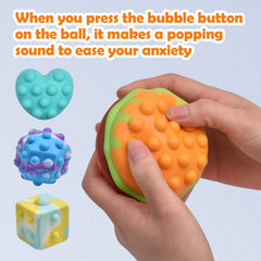 Pop Bubble Fidget Sensory Toy Stress Balls for Kids