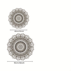 Boho Round Area Rug Printed Throw Rugs Living Room Bedroom Carpet