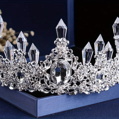 3pcs Crystal Bridal Crown Set Wedding Accessories