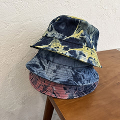 Tie Dye Fisherman's Hat Men Streetwear Bucket Hat