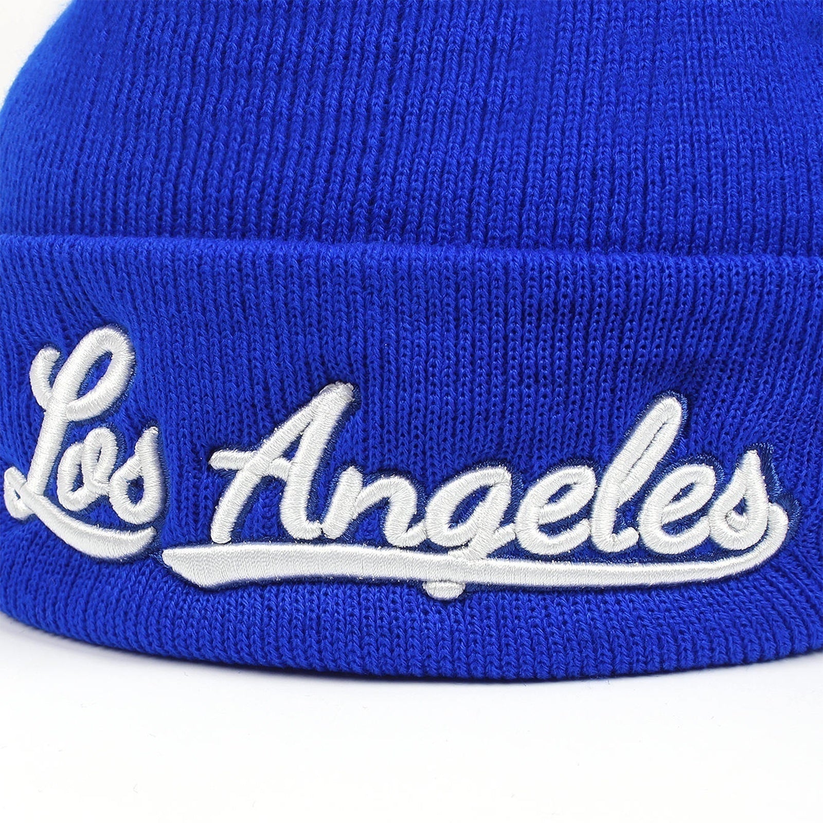 Men's Embroidered Wool Knit Hat