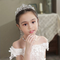Rhinestone Crown Princess Headband for Wedding Prom Party Hair Accessories