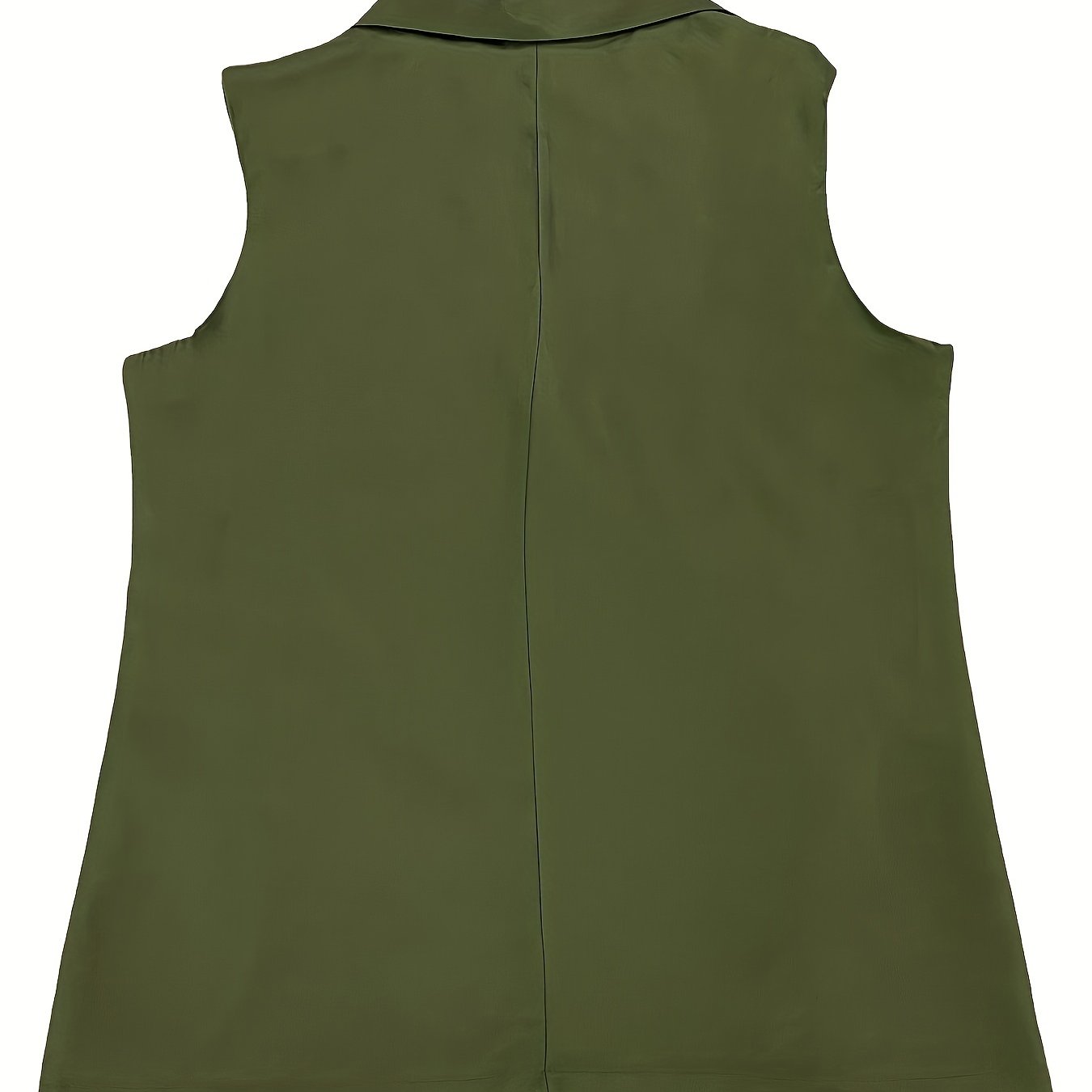 Sleeveless Lapel Blazer & Stylish Tops For Women