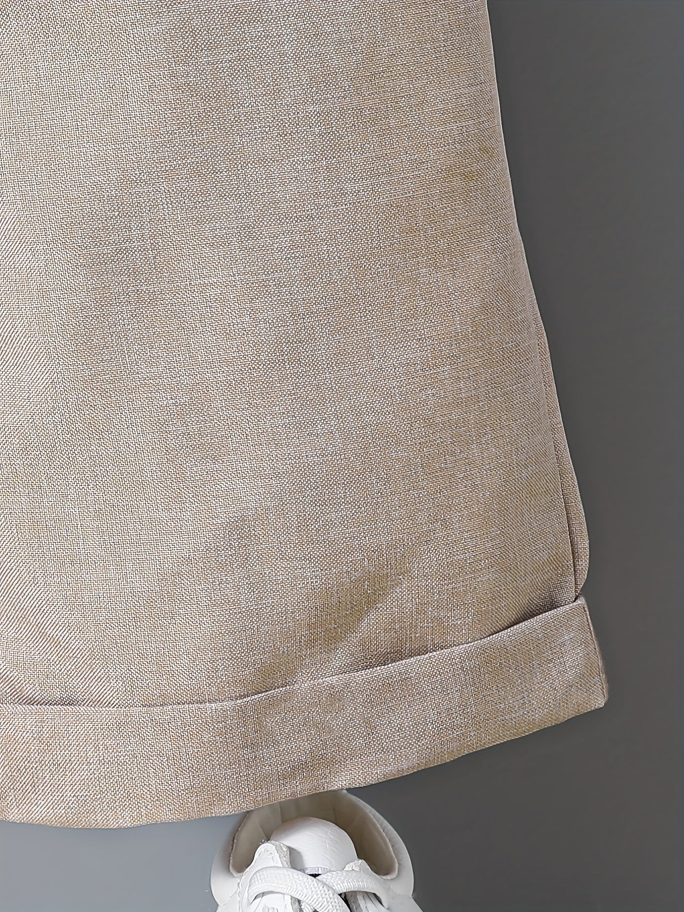Solid Comfy Casual Trousers for Big and Tall Boys
