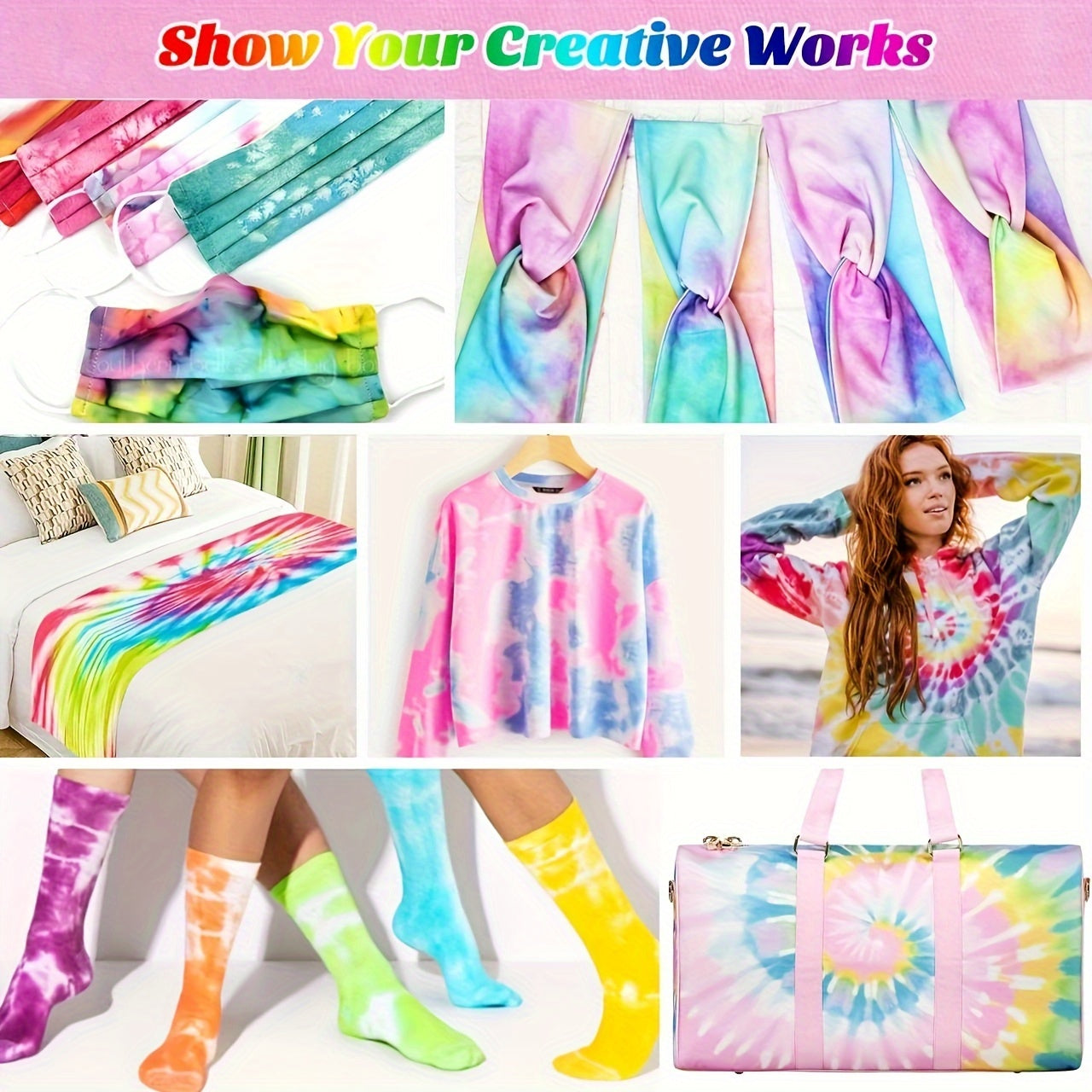 Tie Dye Set for Fabric Dyeing