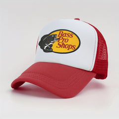 Unisex Mesh Trucker Hat Baseball Cap Fish Print Sunshade Dad Hats