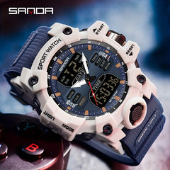 SANDA Boys Watch Waterproof Functional Men's Watch