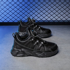 Chunky Boy's Shoes w/ Rotating Buckle Non Slip Sneakers