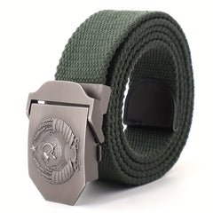 Outdoor Tactical Belt Alloy Snap Canvas Belt 5 Colors