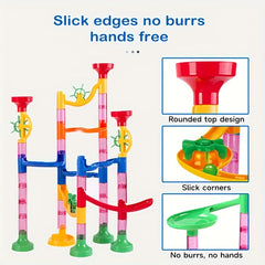 Colorful Marble Run Track Set for Children Ages 3