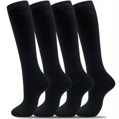 3 Pairs Copper Compression Thigh Socks for Outdoor Activities