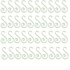 40pcs Christmas Ornament Hooks S Shaped Hangers Party Decor