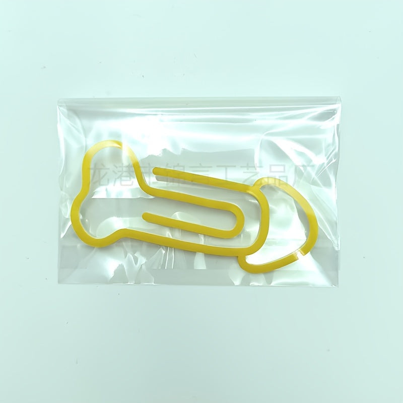 Funny Special Shaped Paper Clip Plastic Bookmark