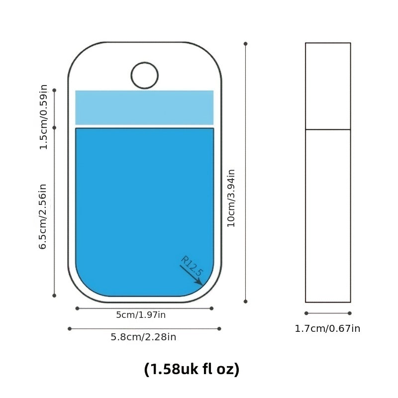 Refillable Spray Bottles Toner Perfume Alcohol Sanitizer Lotion Travel Atomizer