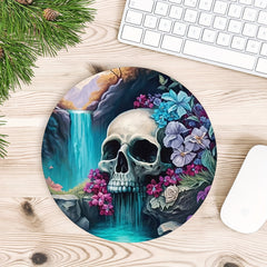 Leafy Skull Gaming Mouse Pad Waterproof and Comfortable