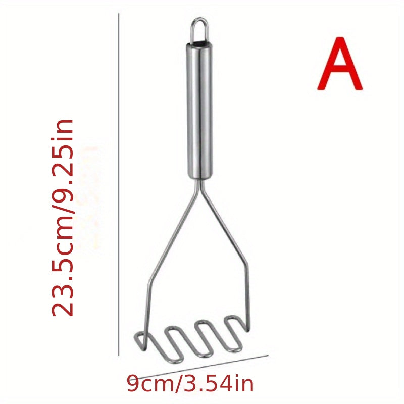Stainless Steel Potato Masher with Non Slip Handle
