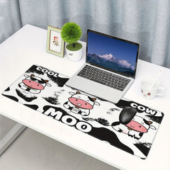 Cow Desk Accessories with Gel Wrist Support Ergonomic Gaming Mouse Pad Rest
