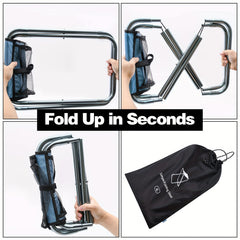 Portable Folding Stool With Carry Bag for Outdoor Travel Hiking BBQ Fishing