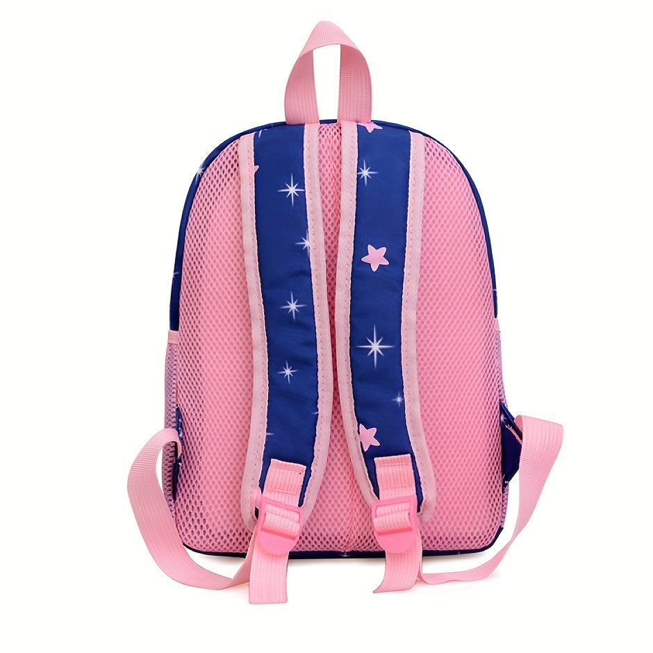 Kids' Cartoon Pony School Bag Lightweight Backpack
