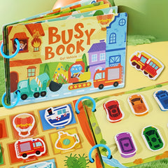 Car Themed Animal Learning Book 3-5 Years