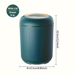 3L 9 5L Striped Trash Can for Living Room Office