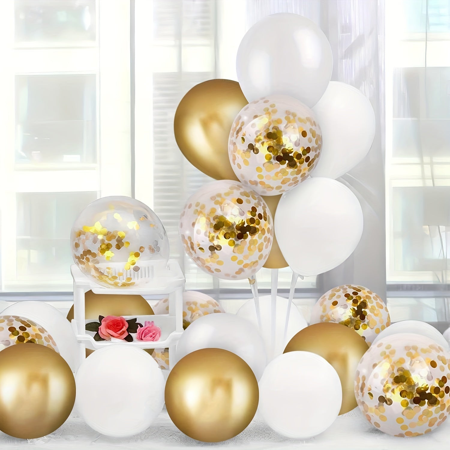 Colorful Confetti Balloon Set for Celebrations