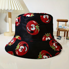 Fruit Hat Collection Sunscreen Sunshade Ultraviolet Breathable Hat Fisherman Hat