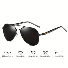Polarized Sunglasses for Men Driving Sun Glasses Vintage Pilot UV400