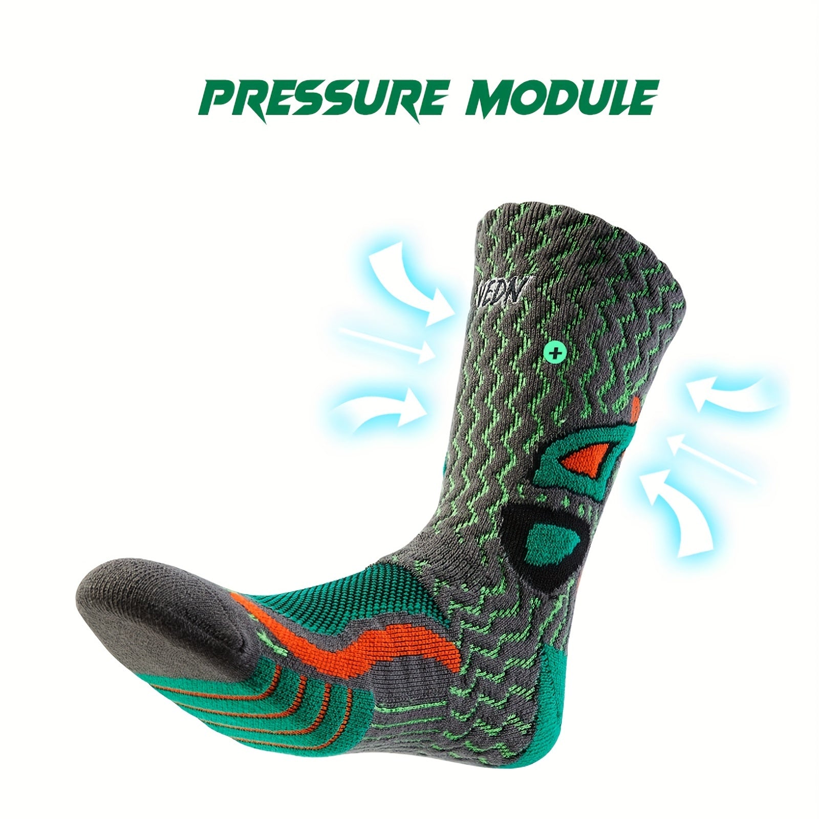 Outdoor Breathable Mid Calf Sport Socks - 1 Pair
