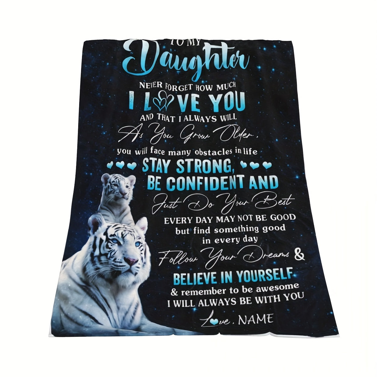 Unique Daughter Gift Ideas: Warm Throw Blanket for Home & Outdoor Use