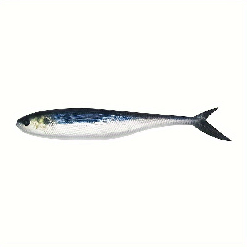 2pcs 12 Scissor Tail Fishing Lure 3D Printing Soft Bait Bionic Sea Fishing Bait