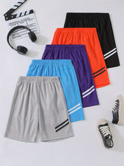 Boys Gym Workout Shorts Quick Dry Athletic Training Running Hiking Shorts