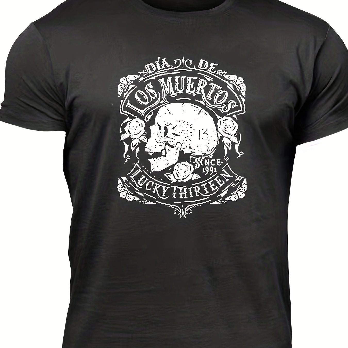 Vintage Skull Graphic T shirt For Men