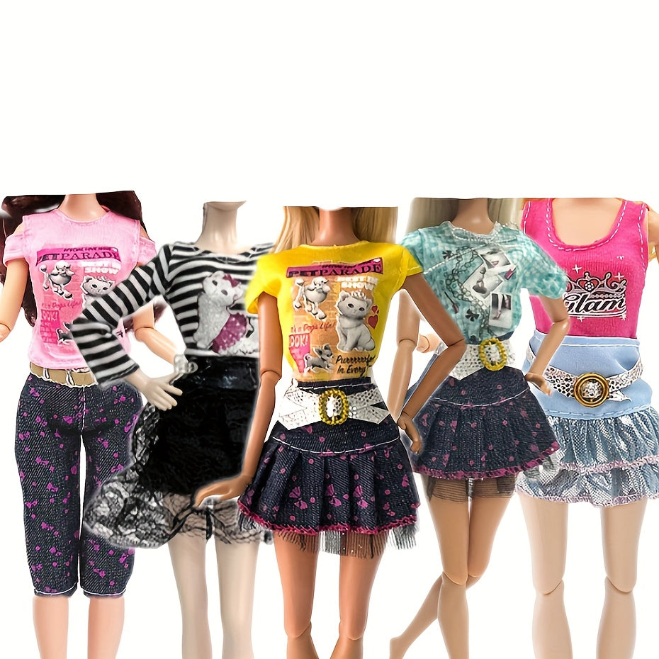 Doll Dress Clothes Pants Outfit Skirt For 29 Doll Accessories Child's Toys