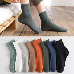 8 Pairs Women Winter Crew Socks Warm Boots Multicolor Casual