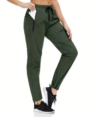 Quick Dry Drawstring Outdoor Sports Pants Women's Activewear