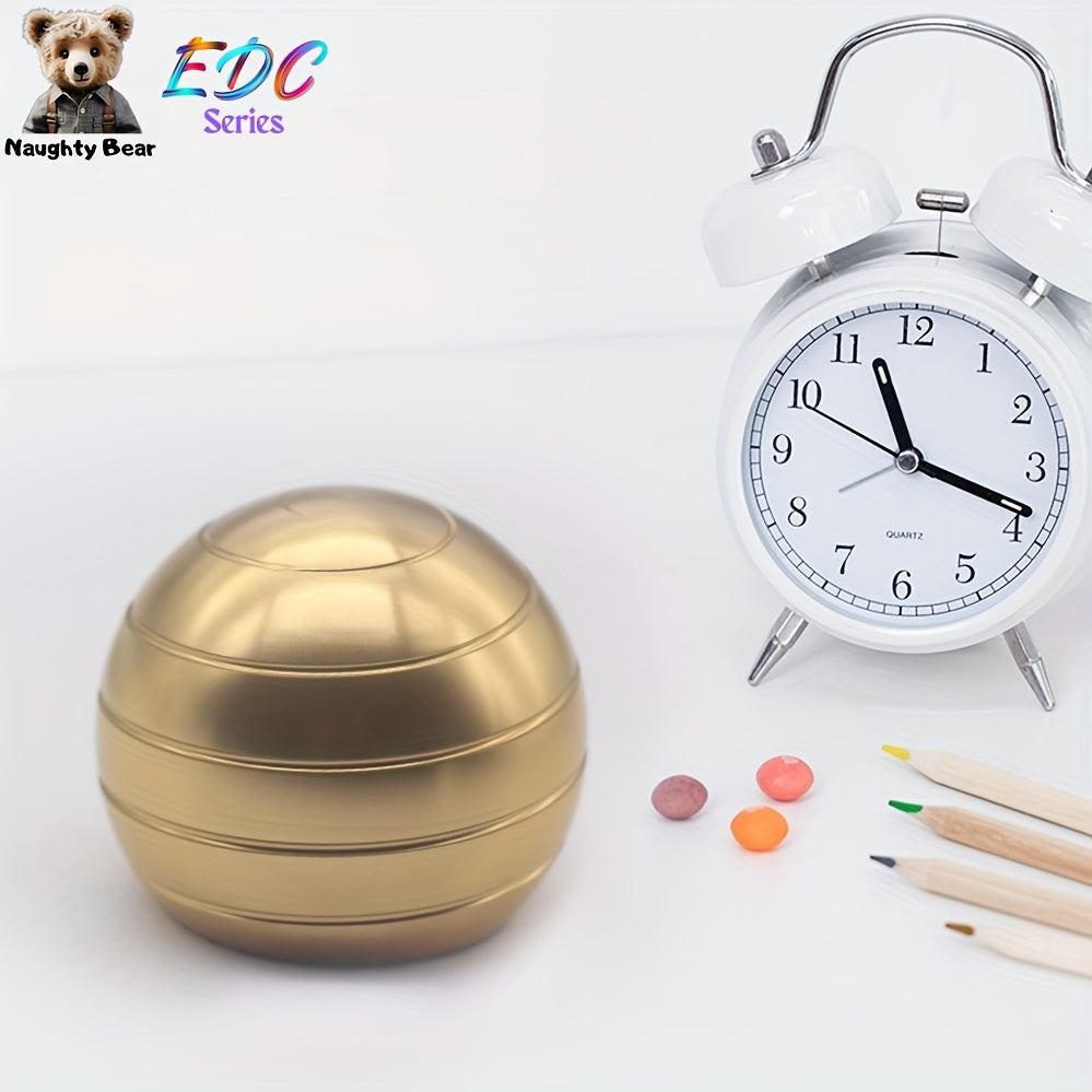 Alloy Desktop Spinning Top Continuous Rotation Minimalist Desk Decor