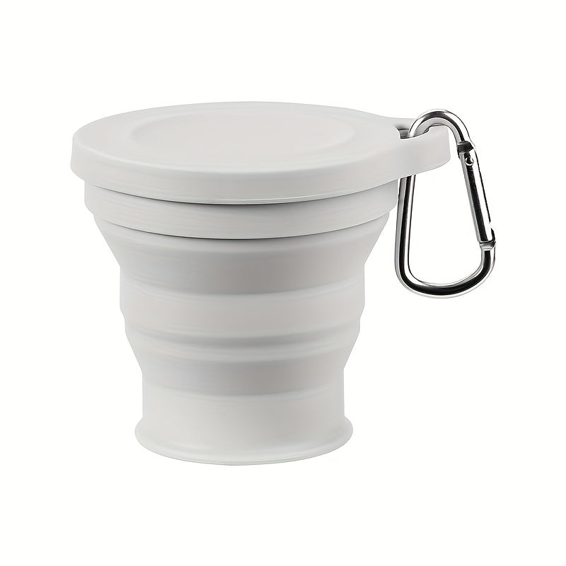 180ml Mini Silicone Folding Water Mug Lightweight Leakproof Cup for Outdoor Camp