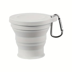 180ml Mini Silicone Folding Water Mug Lightweight Leakproof Cup for Outdoor Camp