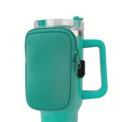 Neoprene Water Bottle Zipper Pouch Bag for Tumblers - Outdoor Sports Wrist Bag