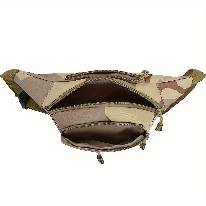 Waterproof Camo Waist Bag Chest Pack for Outdoor Camping Travel