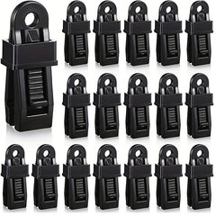 20pcs Crocodile Mouth Multipurpose Camping Clamp Tighten Lock Grip Snap