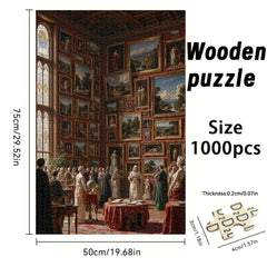 1000pc Art Gallery Puzzle Historic Renaissance Figures Vintage Art Project